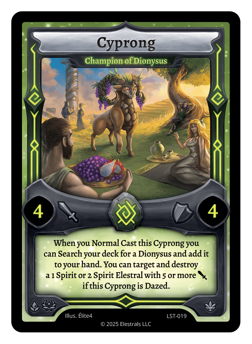 Cyprong - Champion of Dionysus - LST-019